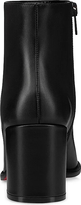 Women's Adoxa 70MM Leather Booties - Black - Size 5.5 - Image 4
