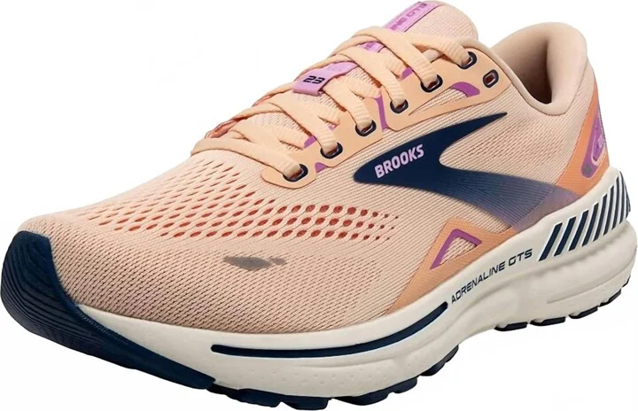 Women'S Adrenaline Gts 23 Supportive Running Shoe In Peach