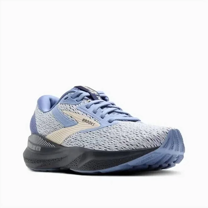 Womens Adrenaline Gts 24 Running Shoes - Medium Width In Country Wash/bluewash/ebony