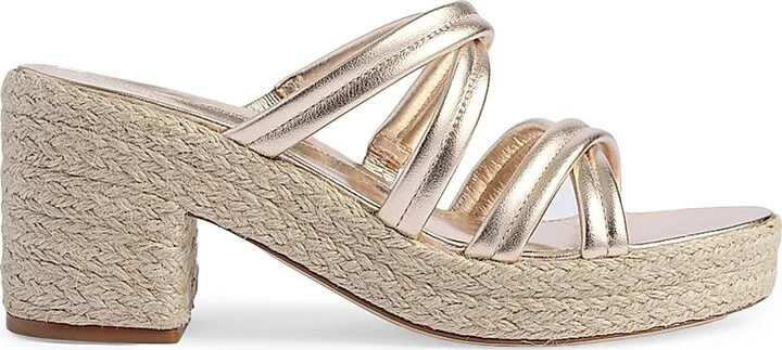 Women's Adrian Platform Heels - Soft Gold - Size 6.5