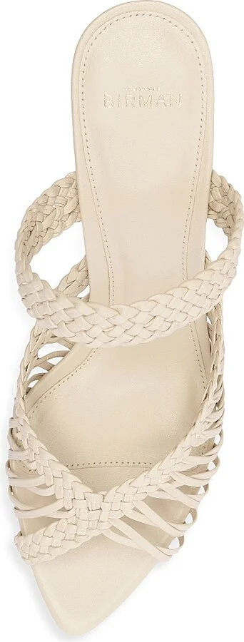 Women's Agatha 85MM Braided Leather Sandals - Chocolate Fondue - Size 5 - Image 9