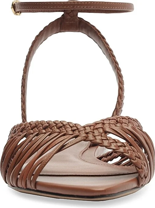 Women's Agatha Leather Sandals - Chocolate Fondue - Size 5.5 - Image 5
