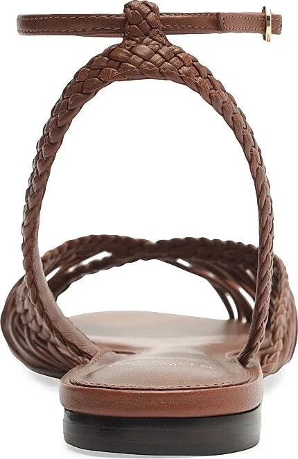 Women's Agatha Leather Sandals - Chocolate Fondue - Size 5.5 - Image 6