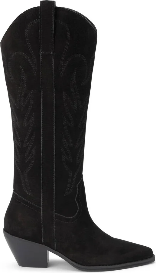 Women's Agency Western Boot In Ebony