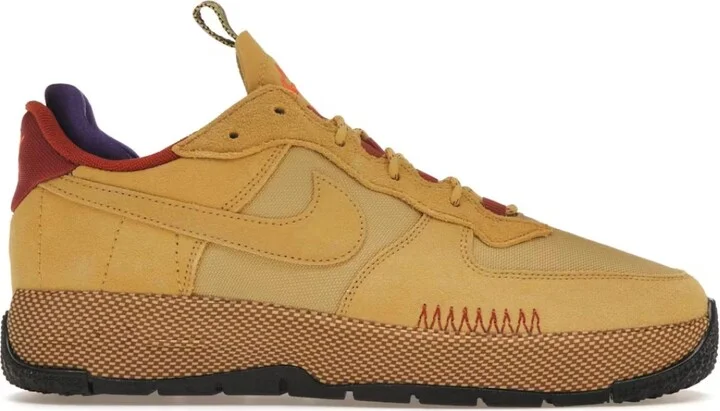 Women's Air Force 1 Wild Sneakers In Wheat Gold/rugged Orage