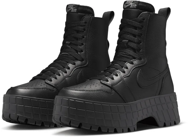 Women's Air Jordan 1 Brooklyn Boots in Black | FJ5737-001 - Image 5