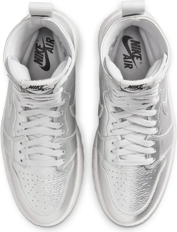 Women's Air Jordan 1 Brooklyn Boots in Grey | FJ5737-002 - Image 4