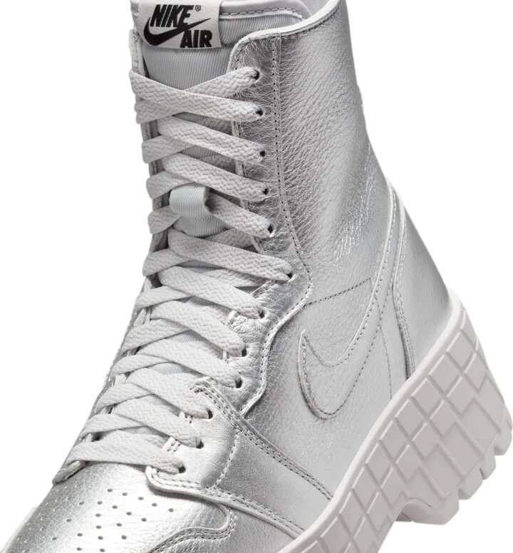 Women's Air Jordan 1 Brooklyn Boots in Grey | FJ5737-002 - Image 7