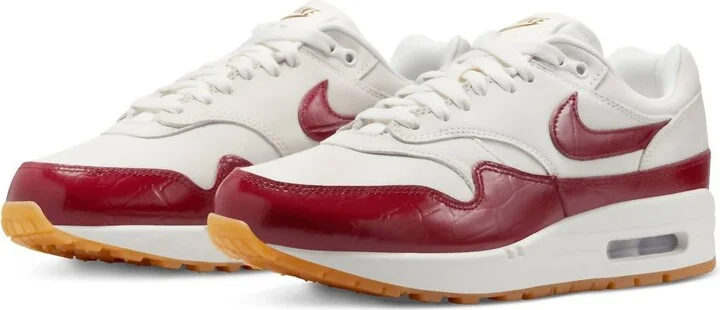 Women's Air Max 1 Lx Sneakers In Sail Team Red