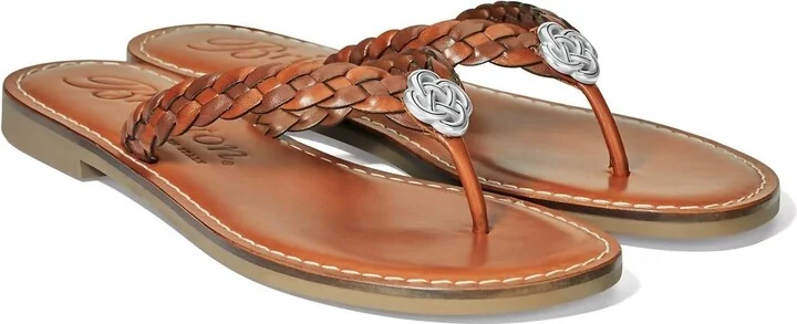 Women's Aisha Thong Sandal In Caramel