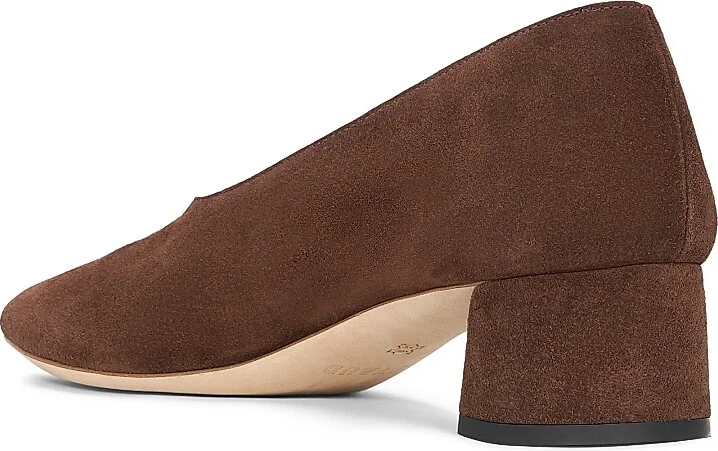 Women's Alba 35MM Suede Pumps - Mahogany - Size 5 - Image 3