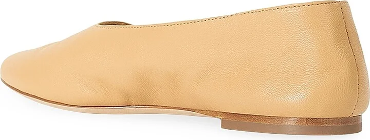 Women's Alba Leather Ballet Flats - Black - Size 5 - Image 11