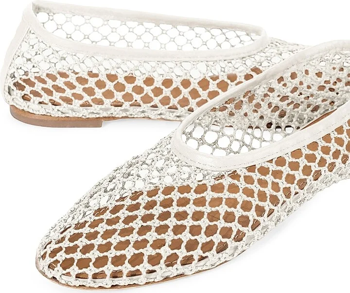 Women's Alba Net Ballet Flats - Paper - Size 6.5 - Image 4