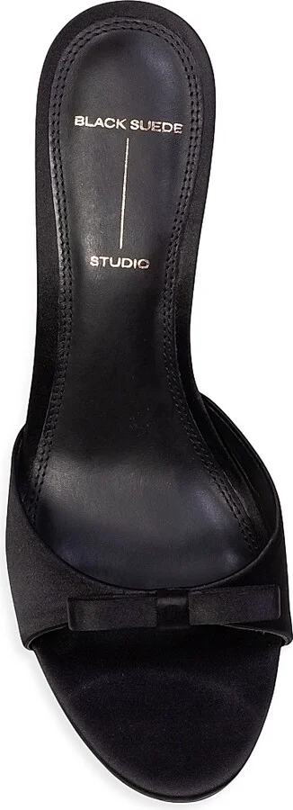 Women's Albie 65MM Satin Mules - Coconut Satin - Size 6 - Image 11
