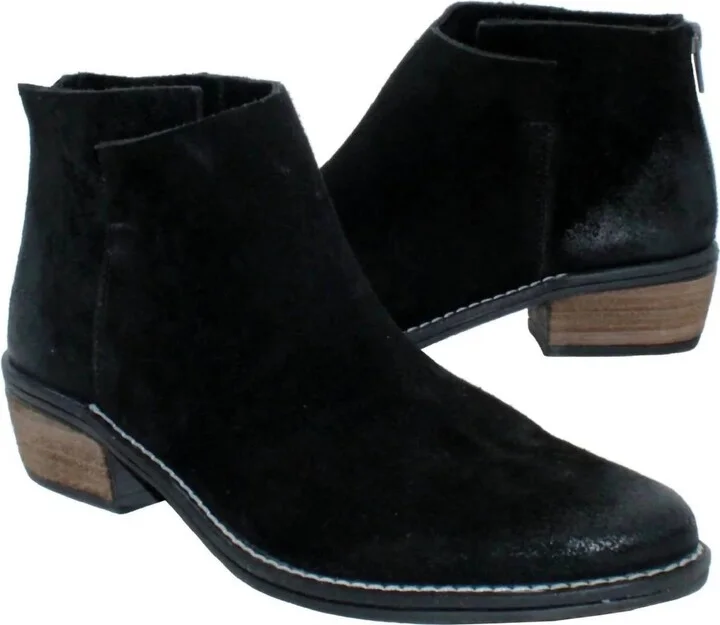 Women's Aldworth Suede Upper Bootie In Black