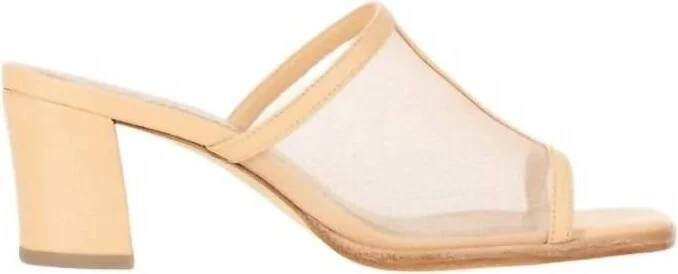 Women's Alessandra Heel In Porcini Mesh