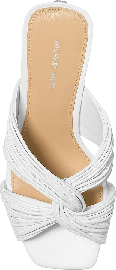 Women's Alessia 75MM Slip-On Sandals - Optic White - Size 6 - Image 4
