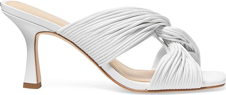 Women's Alessia 75MM Slip-On Sandals - Optic White - Size 6