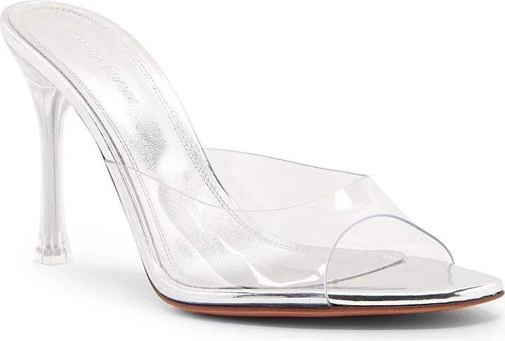 Women's Alexa 95MM Transparent PVC Mules - Pvc Transparent - Size 5 - Image 2