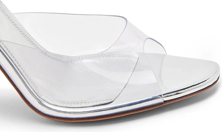Women's Alexa 95MM Transparent PVC Mules - Pvc Transparent - Size 5 - Image 5