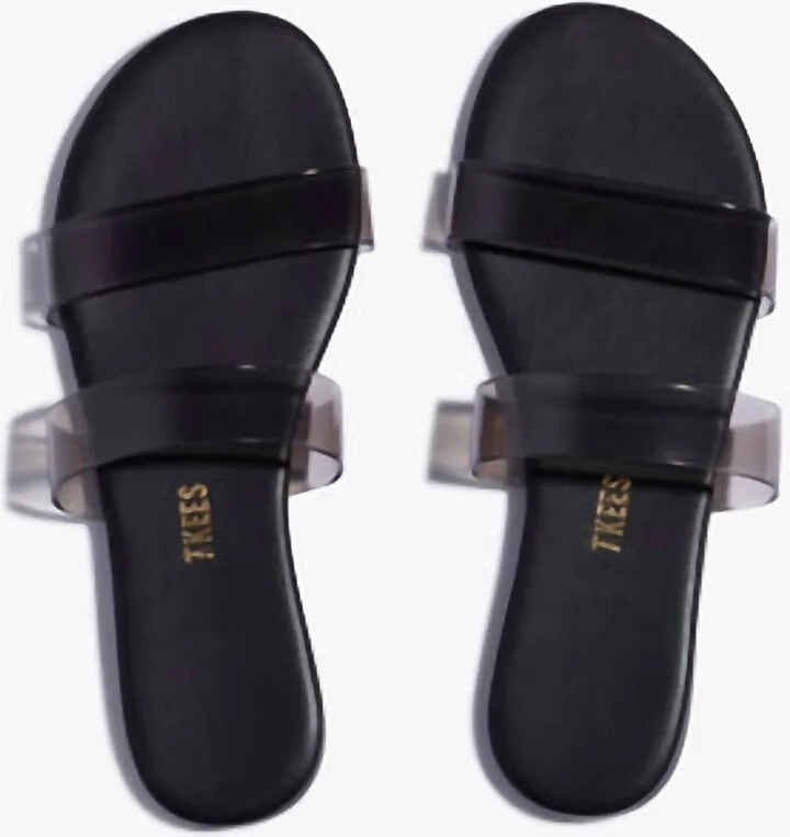 Women's Alexa Clears Flats In Black