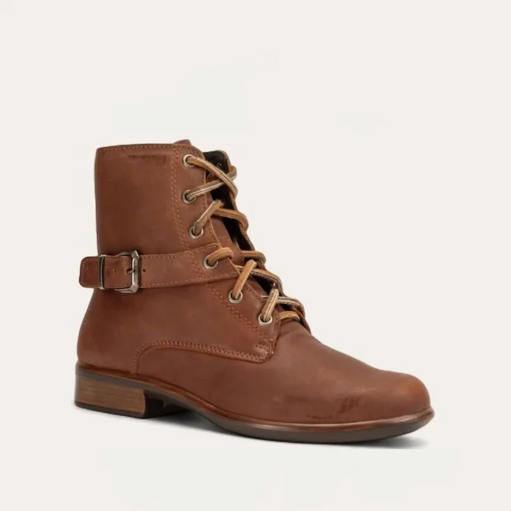 Women's Alize Boots In Cognac Soft Leather