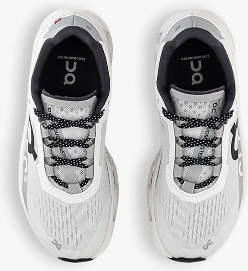 Womens All White F Cloudmonster Cushioned Chunky-Soled Mesh Low-Top Trainers 7 - Image 2