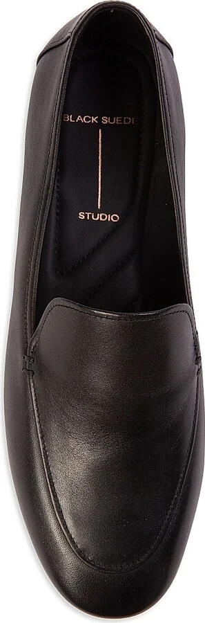 Women's Allie Leather Loafers - Black Leather - Size 5 - Image 3