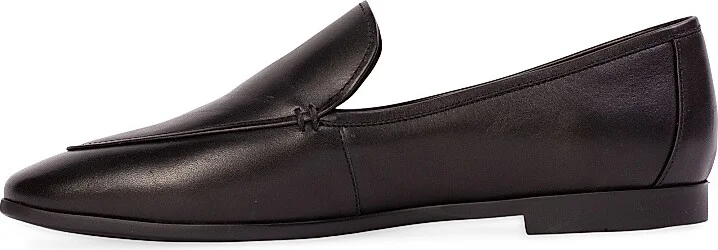 Women's Allie Leather Loafers - Black Leather - Size 5 - Image 4