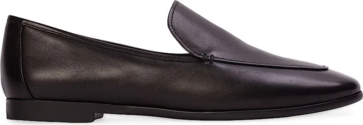 Women's Allie Leather Loafers - Black Leather - Size 5
