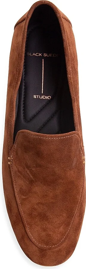 Women's Allie Suede Loafers - Tobacco Suede - Size 5 - Image 3