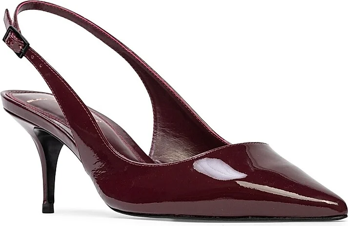 Women's Alloy 65MM Patent Pumps - Black Patent Leather - Size 5 - Image 8