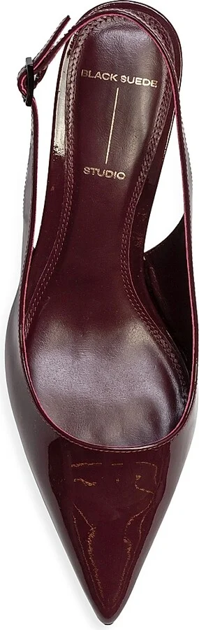 Women's Alloy 65MM Patent Pumps - Black Patent Leather - Size 5 - Image 11