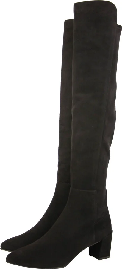 Women's Allwayhunk Dark Brown Cola Suede Over-The-Knee Boot - Image 4