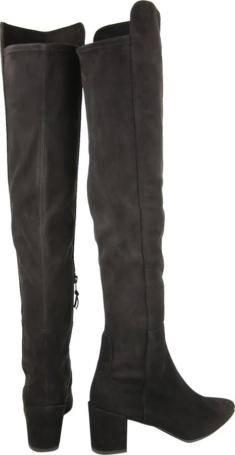 Women's Allwayhunk Dark Brown Cola Suede Over-The-Knee Boot - Image 5