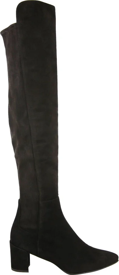 Women's Allwayhunk Dark Brown Cola Suede Over-The-Knee Boot - Image 6