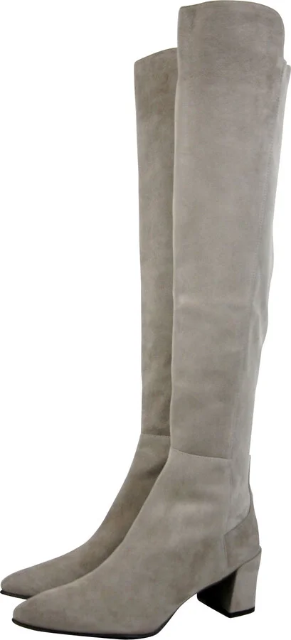 Women's Allwayhunk Taupe Suede Over-The-Knee Boot - Image 4
