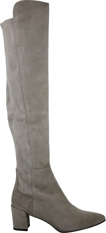 Women's Allwayhunk Taupe Suede Over-The-Knee Boot - Image 6