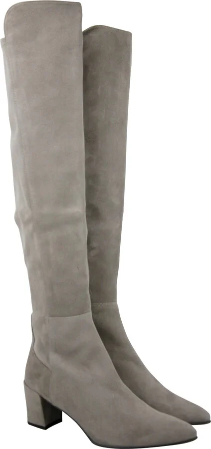 Women's Allwayhunk Taupe Suede Over-The-Knee Boot - Image 10