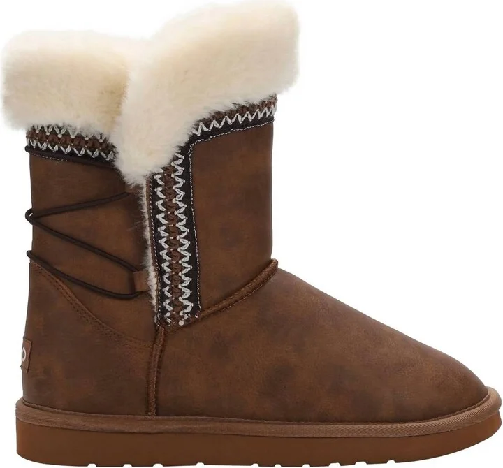 Women's Alma Winter Boots In Waxed Chestnut