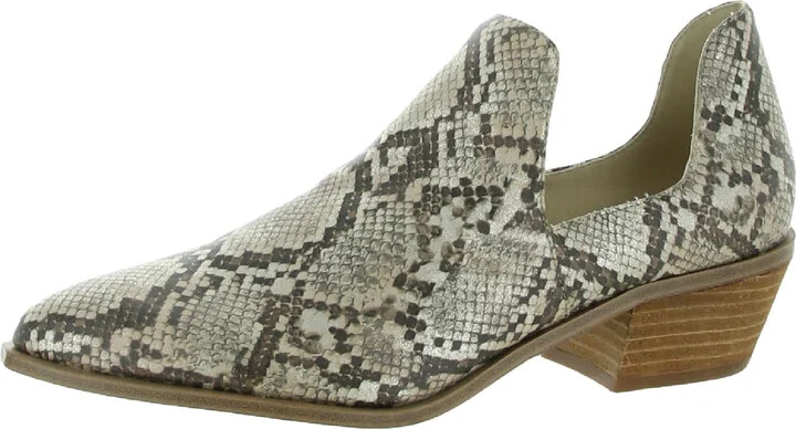 Womens Almond Toe Ankle Boots