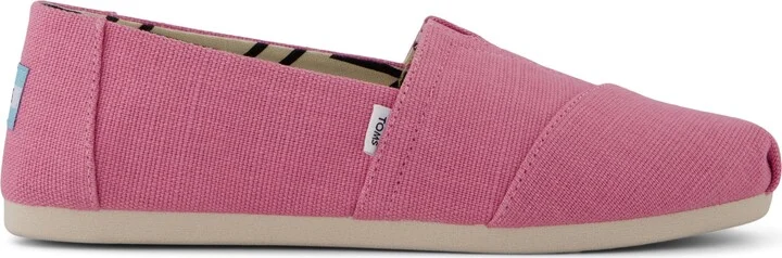 Womens Alpargata Classic Rose Pink Heritage Canvas