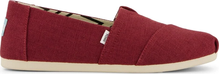 Womens Alpargata Classic Ruby Heritage Canvas