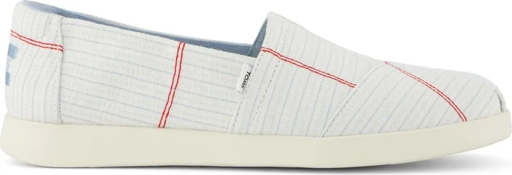 Womens Alpargata Plus Egret BTS Lined Paper