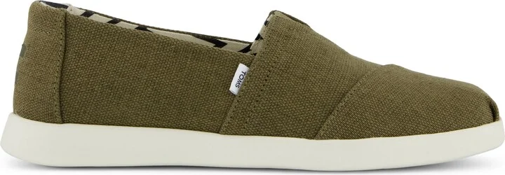 Womens Alpargata Plus Military Olive Heritage Canvas