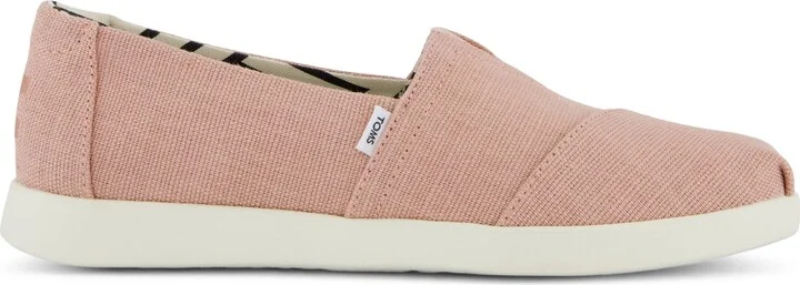 Womens Alpargata Plus Pink Cafe Creme Heritage Canvas