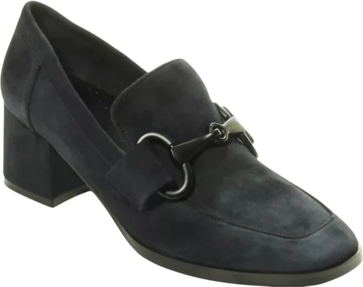 Women's Alroy Suede Loafers In Navy Suede