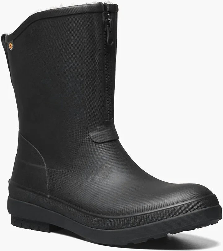 Women's Amanda Plush Ii Zip Waterproof Boots In Black