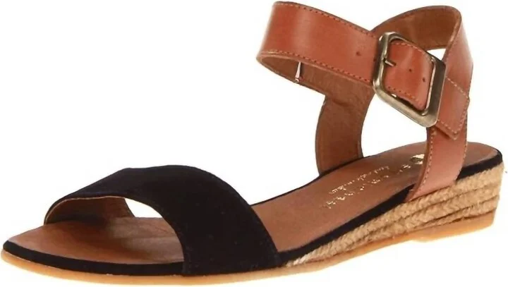 Women's Amanda Wedge Sandals In Black