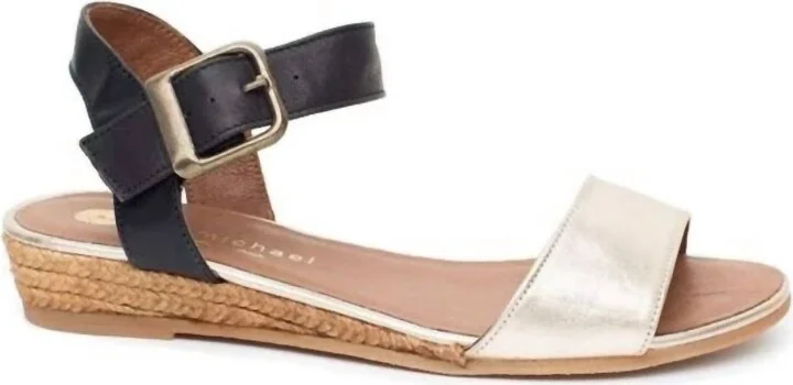 Women's Amanda Wedge Sandals In Gold